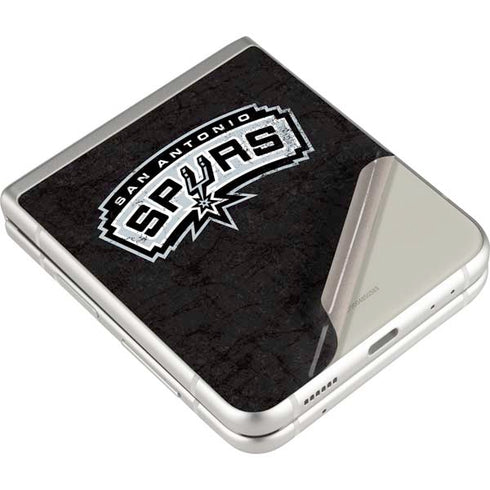 NBA San Antonio Spurs Distressed Galaxy Z Flip4 5G Skin